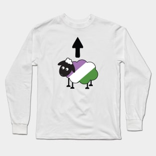 Genderqueer Sheep of The Family LGBTQIA Pride Long Sleeve T-Shirt